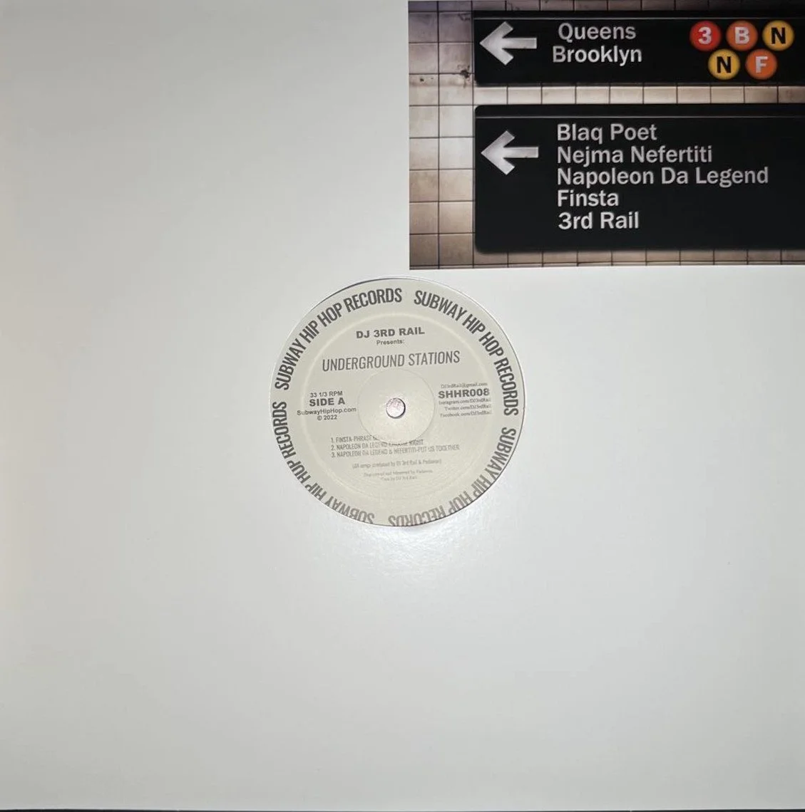 新品♪ Asphalt Poetry Wack Emcee Bashin' EP Underground Stations EP Vinyl — Subway HipHop Records